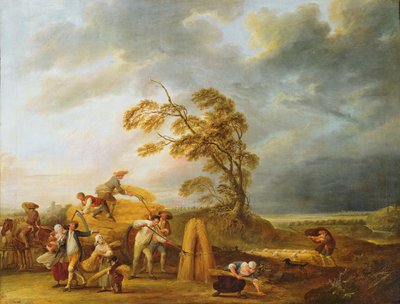 De fire timer på dagen: Vesper, 1771 av Francois Louis Joseph Watteau