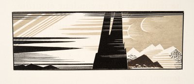 Grafisk illustrasjon fra Prometheus Enchained av Aeschylus, pub. 1941 (stensiltrykk) av Francois Louis Schmied