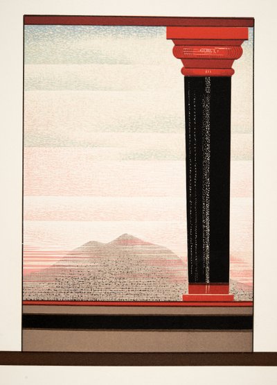 Illustrasjon fra Prometheus Chained av Aeschylus, pub. 1941 (stensiltrykk) av Francois Louis Schmied