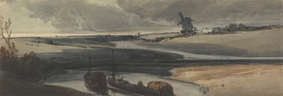 En fransk kanalscene av Francois Louis Thomas Francia
