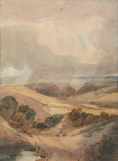 Mousehold Heath, Norwich av Francois Louis Thomas Francia
