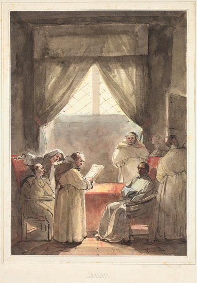 Munkene av Francois Marius Granet