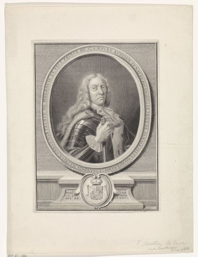 Portrett av Dimitrie Cantemir (1673-1723) av Francois Morellon la Cave