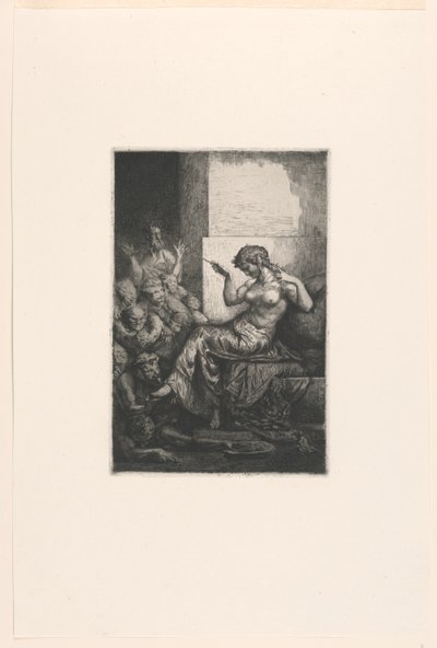 Cleopatra (?) av Francois Nicolas Chifflart