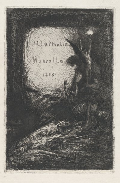 Ny illustrasjon, 1876. av Francois Nicolas Chifflart
