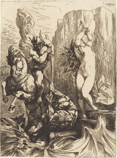 Perseus og Andromeda av Francois Nicolas Chifflart