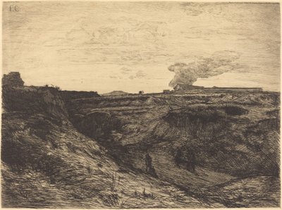 Steinbrudd nær Montmartre av Francois Nicolas Chifflart