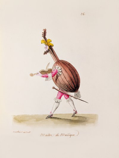 Musikmesteren, ca. 1780 av Francois Nicolas Martinet