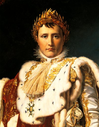 Napoleon Bonaparte i keiserens klær, av Francois Baron Gerard (1770-1837) ca 1805 av Baron François Pascal Simon Gérard