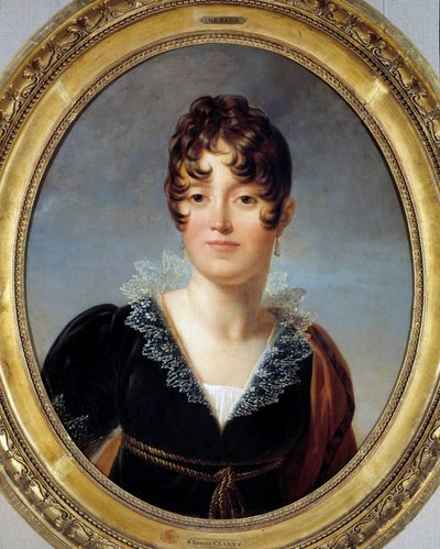 Portrett av Desiree Clary av Francois Pascal Simon Baron Gerard
