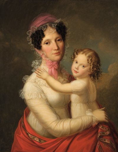 Eleonora Mayer, Freifrau zu Gravenegg med datteren Isabella av Francois Pascal Simon Gerard