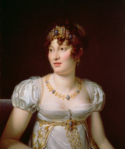 Portrett av Caroline Murat av Francois Pascal Simon Gerard