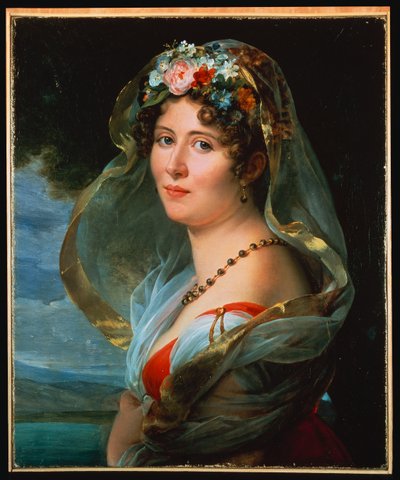 Portrett av Constance Ossolinska Lubienska av Francois Pascal Simon Gerard