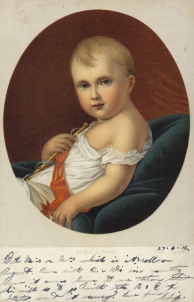 Roi de Rome (farget litografi) av Francois Pascal Simon Gerard