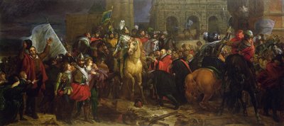 Henri IV:s inntog i Paris 22. mars 1594, ca. 1816 av Francois Pascal Simon Gerard