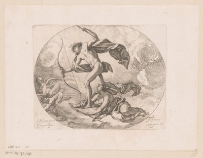 Apollo og Diana jakter på harpier av Francois Perrier