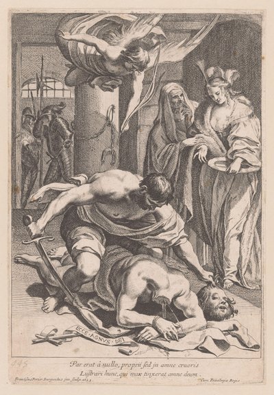 Halshugging av døperen Johannes Par erat â nullo (...) (tittel på objekt) av Francois Perrier