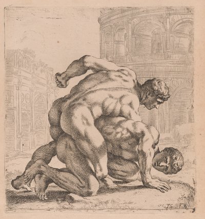 Medici-bryterne, sett fra siden, vendt mot høyre [plate 35] av Francois Perrier