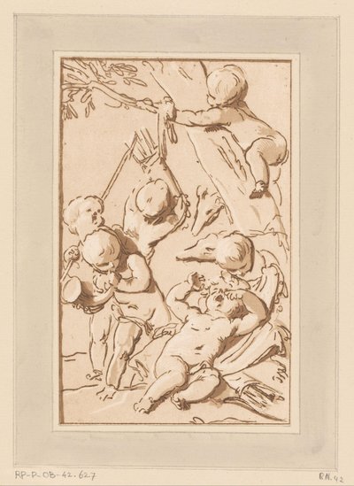 Amors i ro etter jakten av Francois Philippe Charpentier