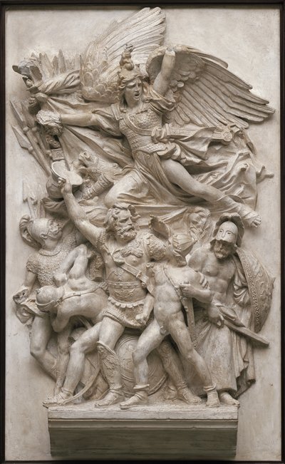 De frivilliges avgang fra 1792 (Marseillaisen) ca. 1835 (gips) av Francois Rude