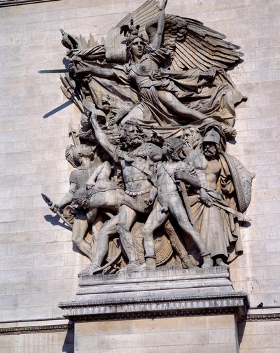 Marseillaisen fra Triumfbuen i Paris. Skulptur av Francois Rude (1784 - 1855) av Francois Rude