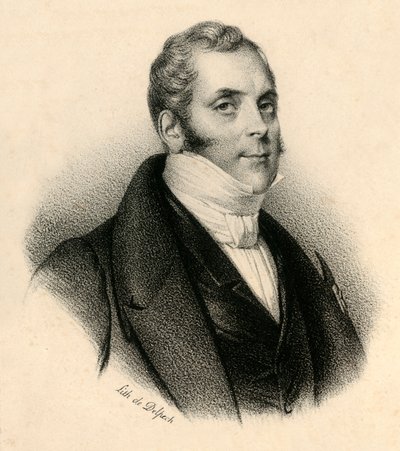 Auber, 1782-1871, ca. 1830. av Francois Seraphin Delpech