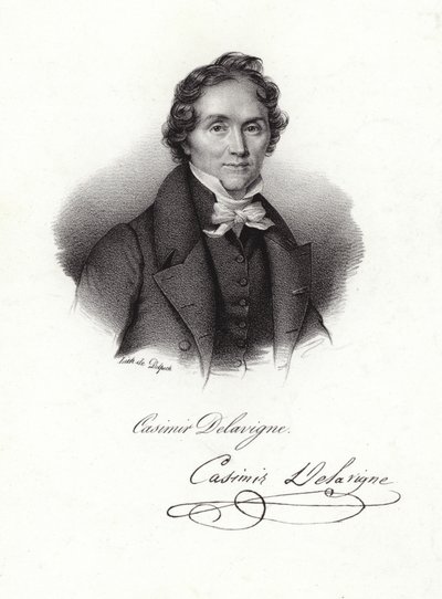 Casimir Delavigne av Francois Seraphin Delpech