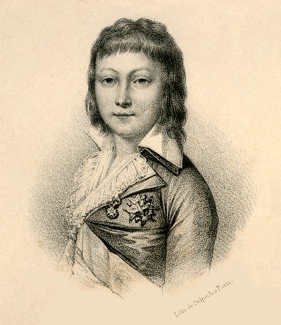 Ludvig XVII, 1785-1795, c1830. av Francois Seraphin Delpech