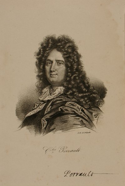 Portrett av Charles Perrault (1628-1703) av Francois Seraphin Delpech