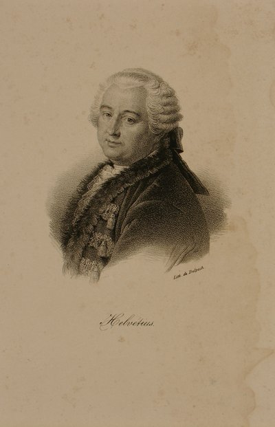 Portrett av Claude Adrien Helvetius (1715-71) av Francois Seraphin Delpech