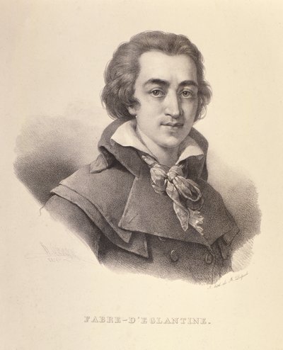 Portrett av Fabre dEglantine (1750-94), 1825 av Francois Seraphin Delpech