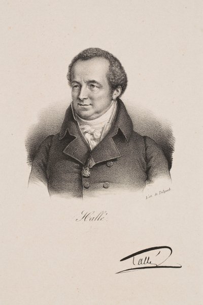 Portrett av Karl Halle av Francois Seraphin Delpech