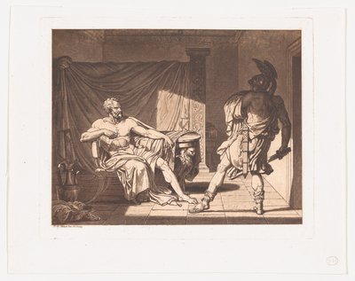 Marius ved Minturnae, ca. 1796-1800. av Francois Xavier Fabre