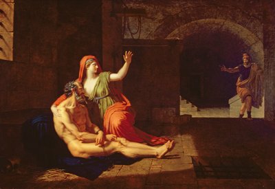 Romersk veldedighet (Cimon og Pero) 1800 av Francois Xavier Fabre