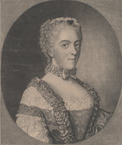 Portrett av Mme Anne-Henriette av Frankrike, 1750. av Francois Xavier Vispre