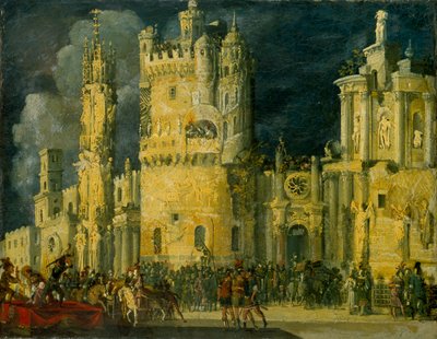 Martyrdøden til en kvinnelig helgen, tidlig på 1600-tallet av Francois de Nome