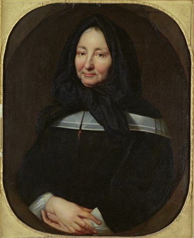 Portrett av Madame Marie Bonneau de Miramion (1629-96) ca. 1690 av Jean François de Troy