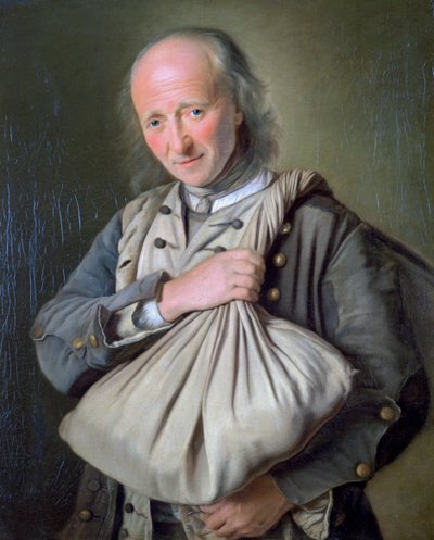 En mann med en dobbel sekk, c1725-1778 av Francoise Duparc