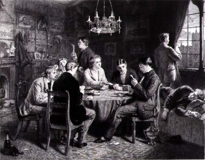 Reverie - A Voice from Far Away, gravert av Robert W. Macbeth (1848-1910) pub. av Thomas McLean av Frank (after) Dicksee