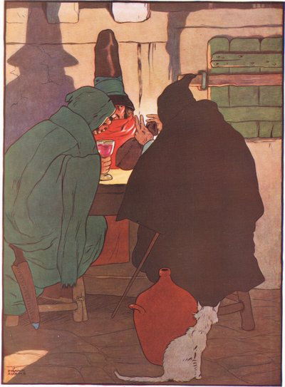 Han forhandlet med to dristige skurker at de skulle ta barna to, 1930-tallet av Frank Adams