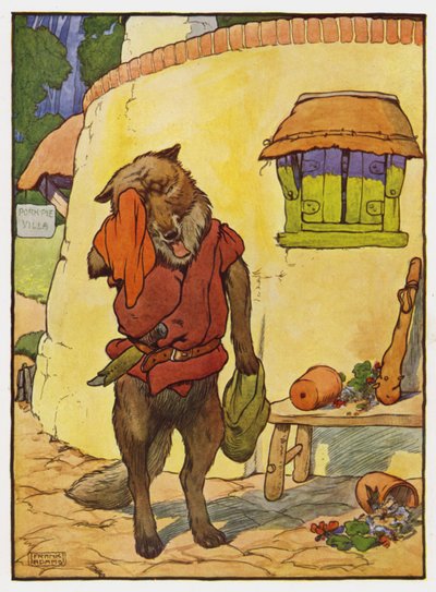 Illustrasjon for De tre små griser av Frank Adams