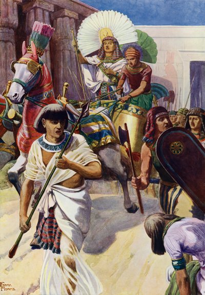 Joseph The Ruler (farge litho) av Frank Adams