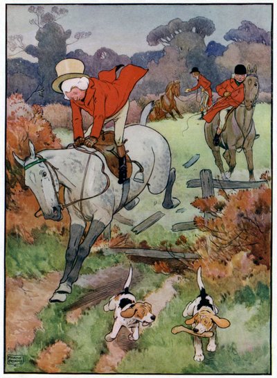 Tre Jolly Huntsmen av Frank Adams