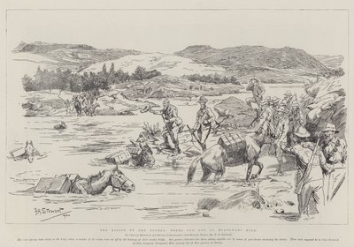 The Rising of the Tugela, boerne avskåret ved Hlangwani Hill av Frank Algenon Stewart