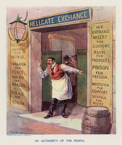 Av folkets autoritet (fargelitografi) av Frank Beard