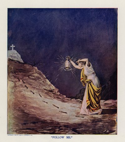 quot;Følg megquot; (fargelitografi) av Frank Beard