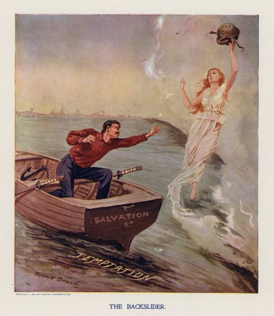 Den frafalne (fargelitografi) av Frank Beard