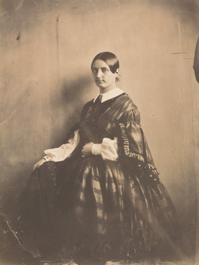 Portrett av en kvinne, ca. 1850. av Frank Chauvassaigne