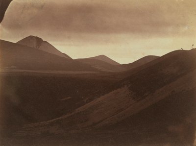 Mørkt landskap med åser, ca. 1857. av Frank Chauvassaignes