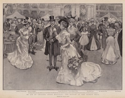 Til hjelp for Charing Cross Hospital, basaren i Albert Hall av Frank Craig